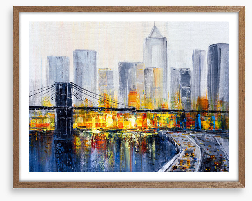 Manhattan evening glow