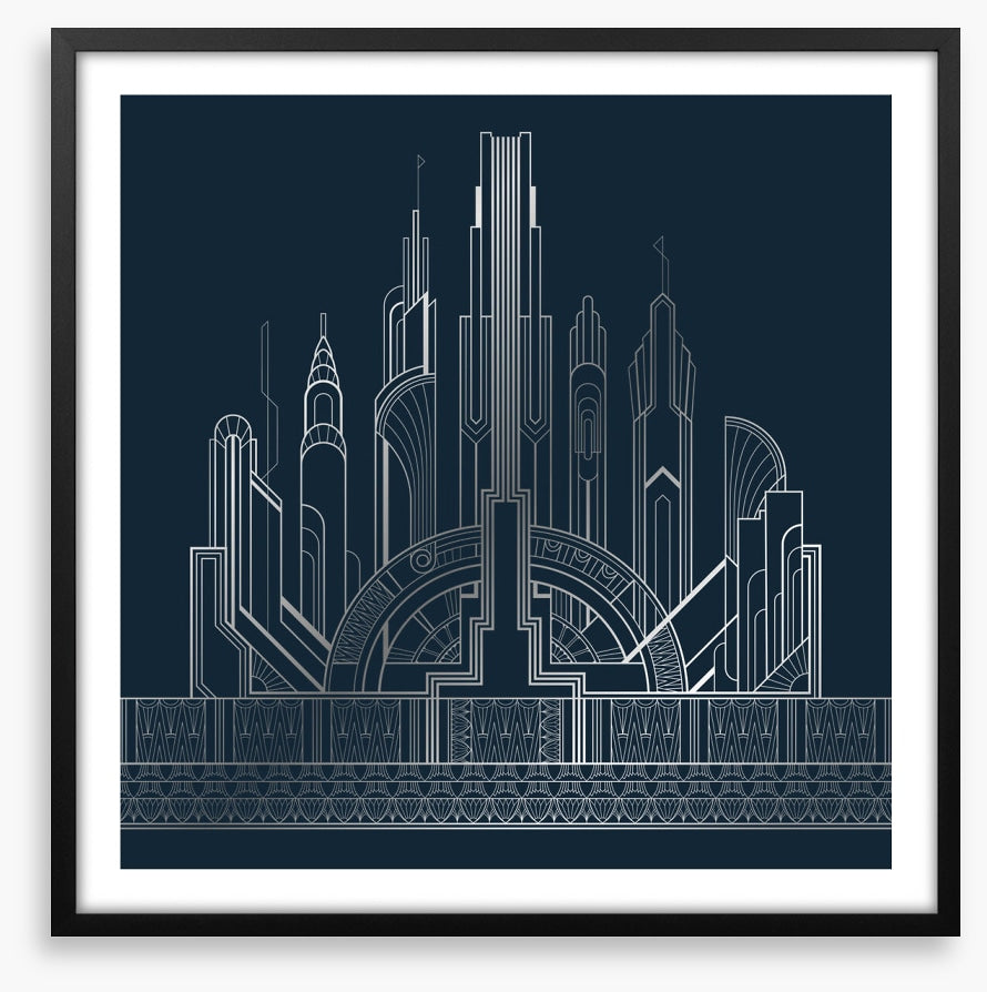 Dark city deco