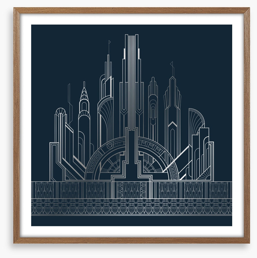 Dark city deco