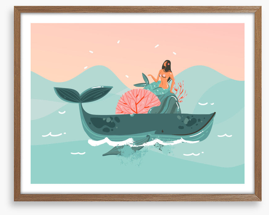 Passing whale