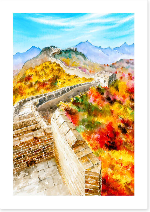 Great Wall in fall