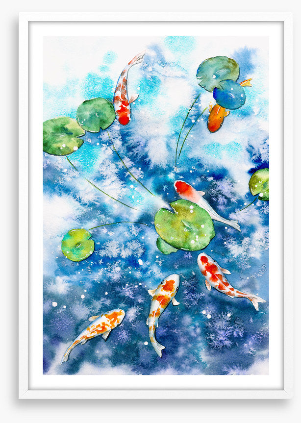 Koi aquarelle