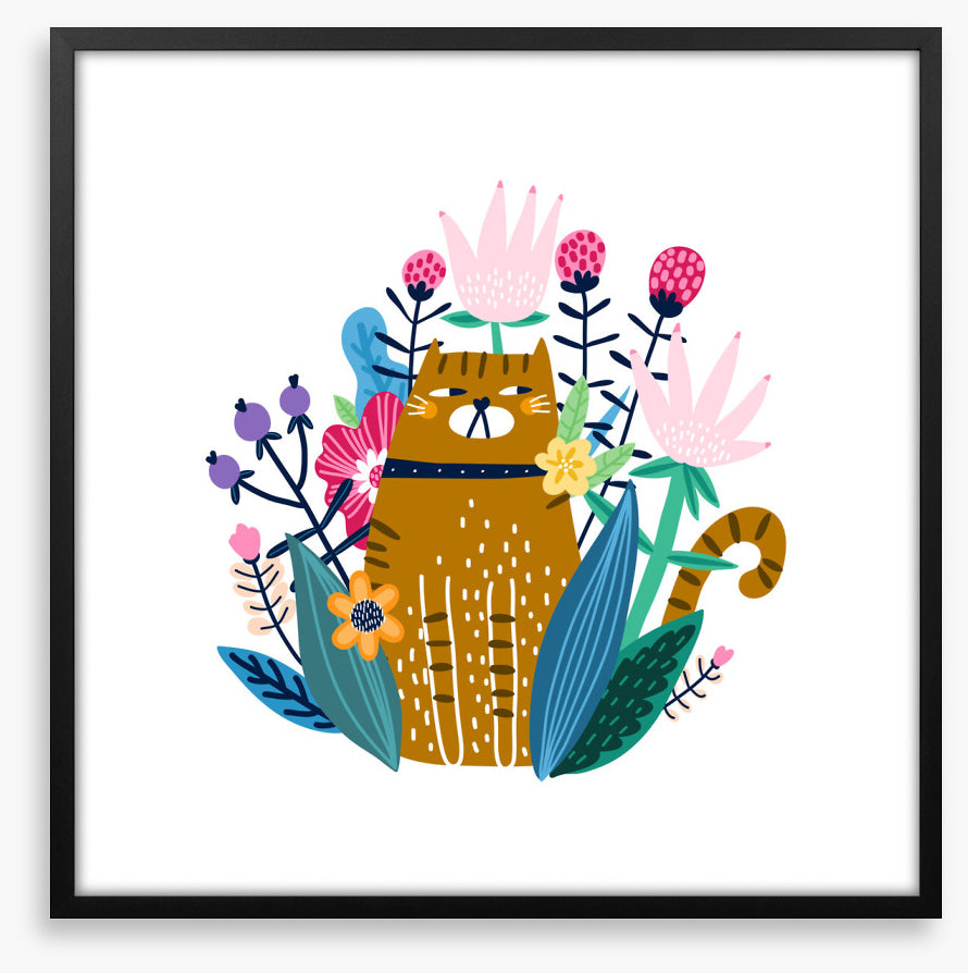 The garden cat