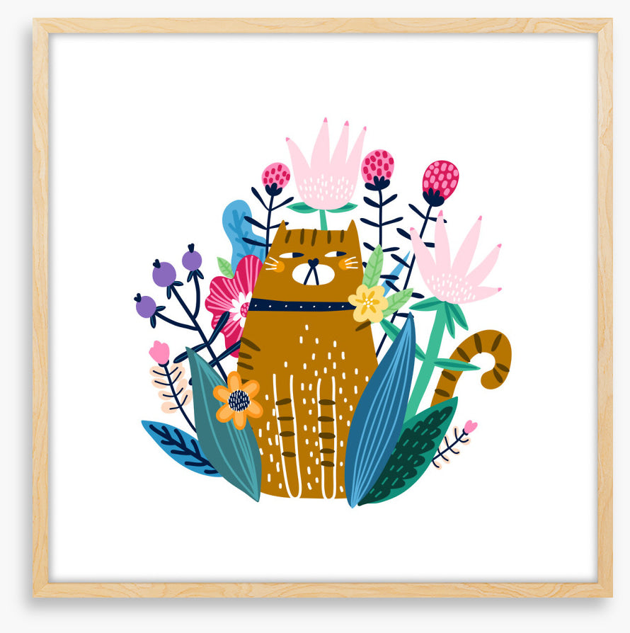 The garden cat