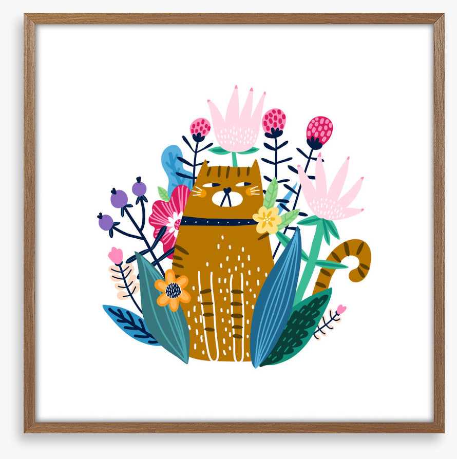 The garden cat