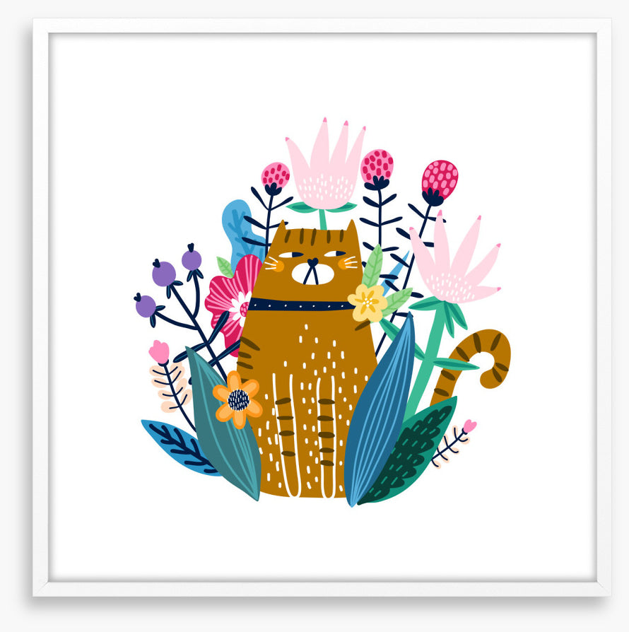 The garden cat