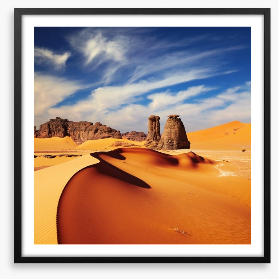 Shapes of the Sahara