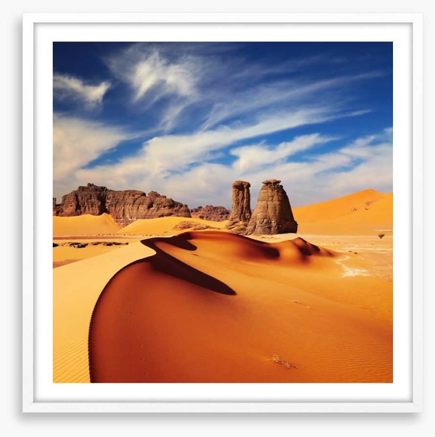 Shapes of the Sahara
