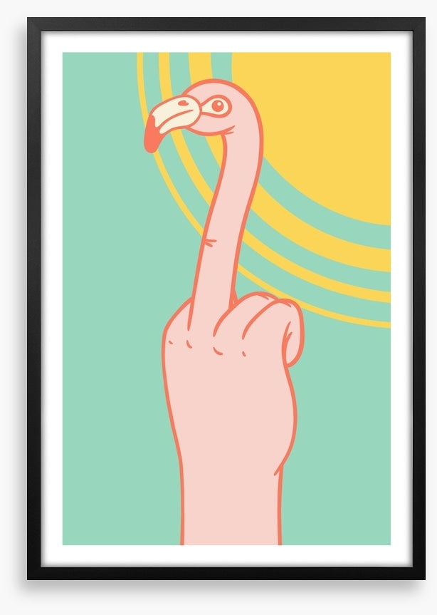 Finger flamingo
