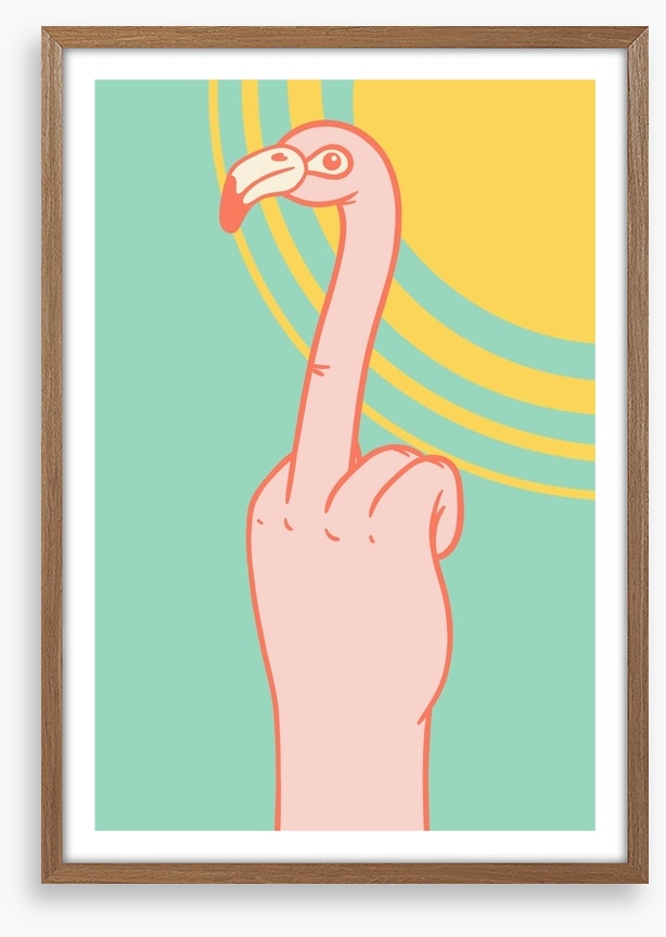 Finger flamingo