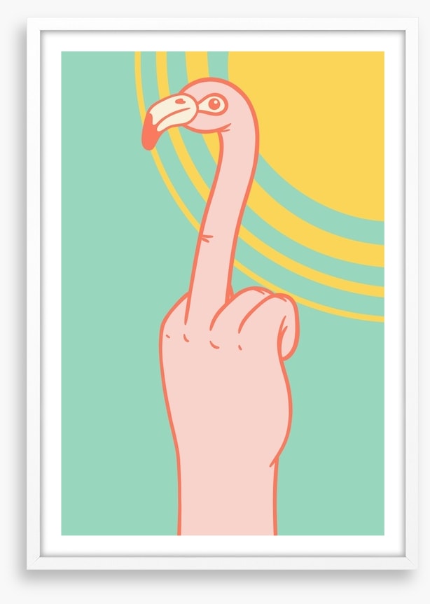 Finger flamingo