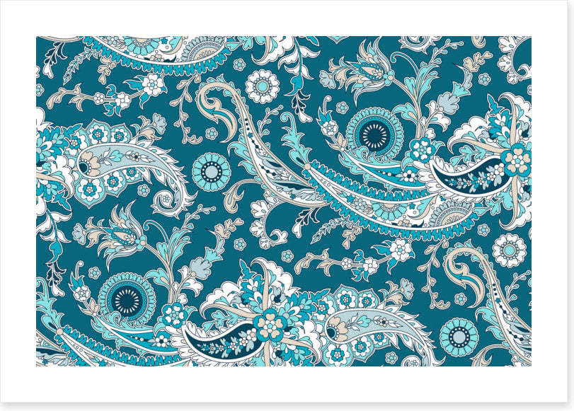Ocean of paisley