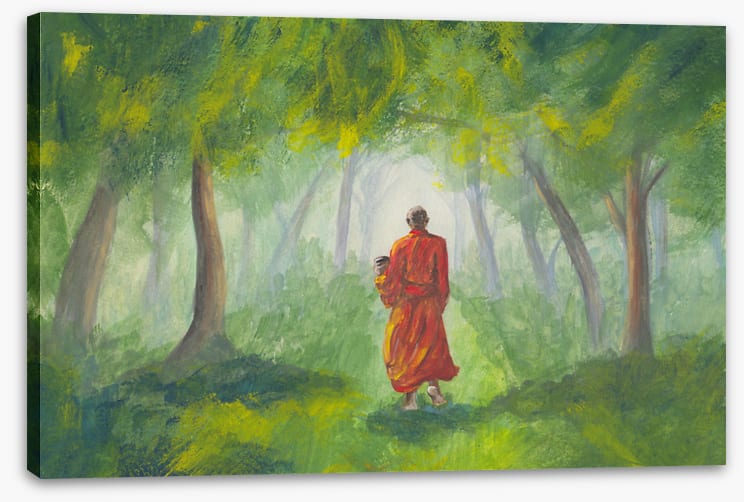 Collecting alms