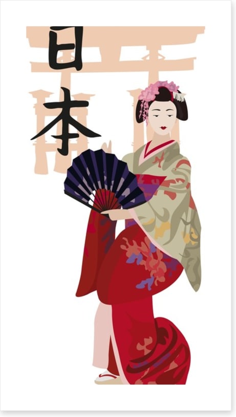 Geisha and Kanji