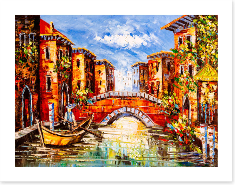 The sunny canal