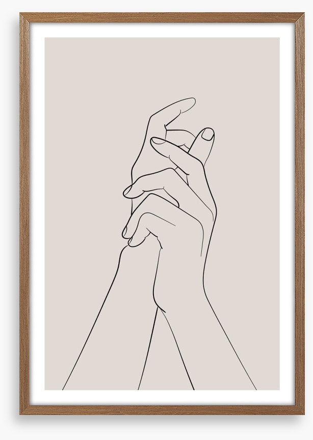 Holding hands