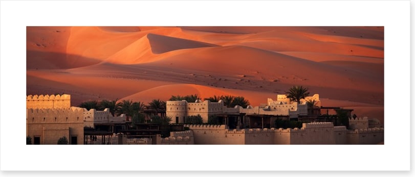 Desert dwellings panorama