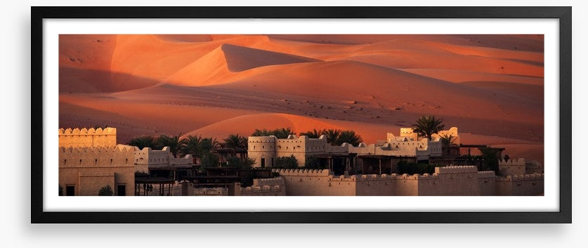 Desert dwellings panorama