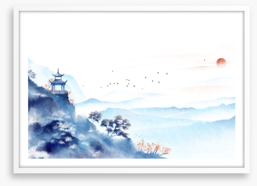 Maple mountain pagoda