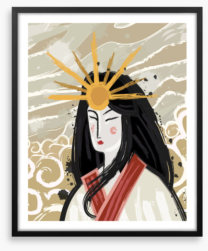 Shinto sun goddess