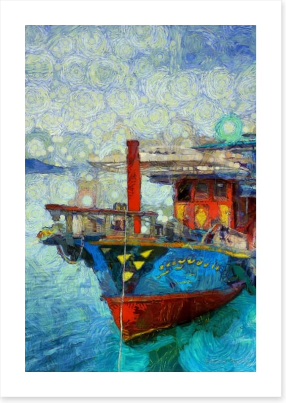 The old fishing boat