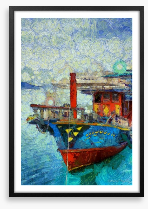 The old fishing boat