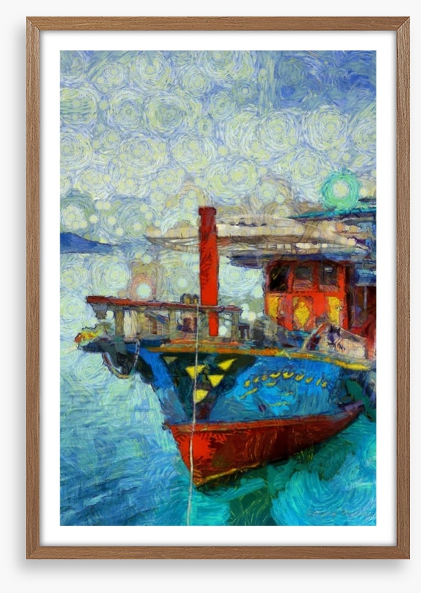 The old fishing boat