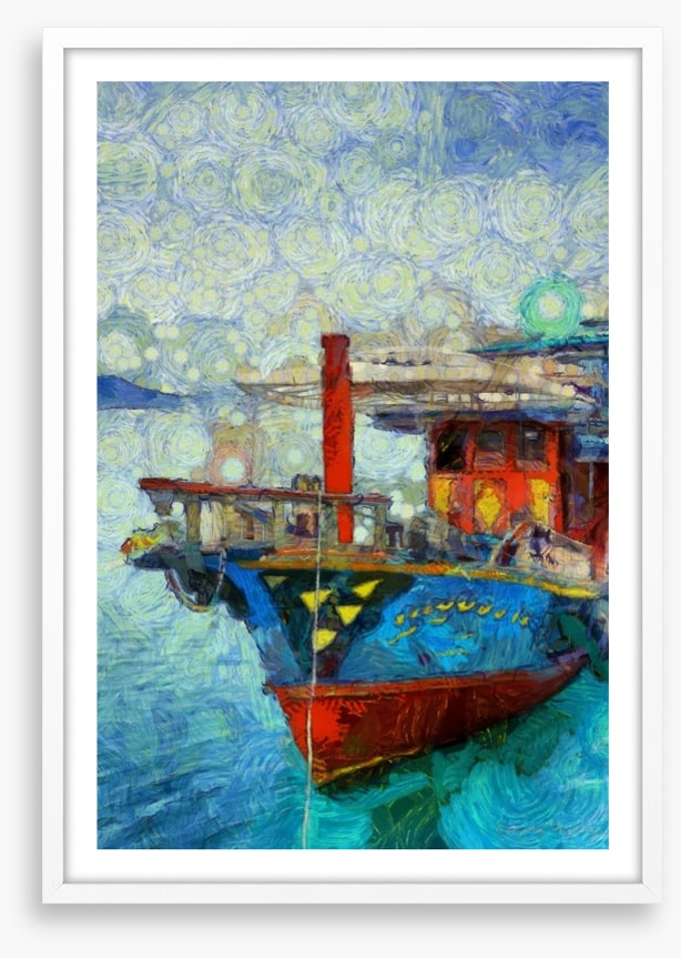 The old fishing boat