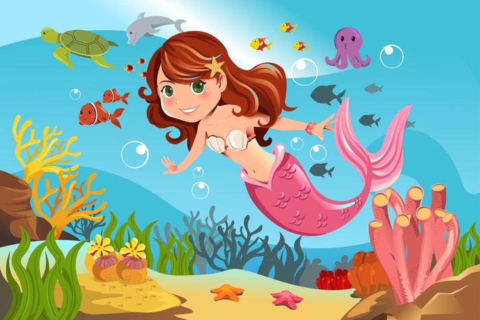 The happy mermaid