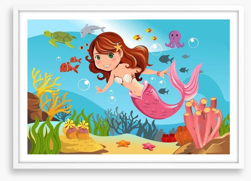 The happy mermaid