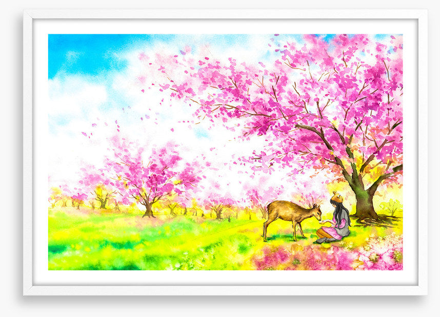 In the blossom field