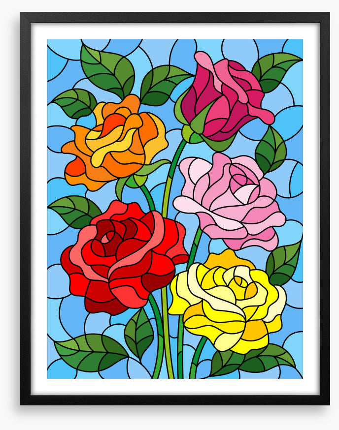 Rose bloom window