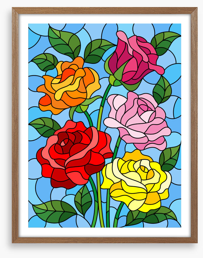 Rose bloom window