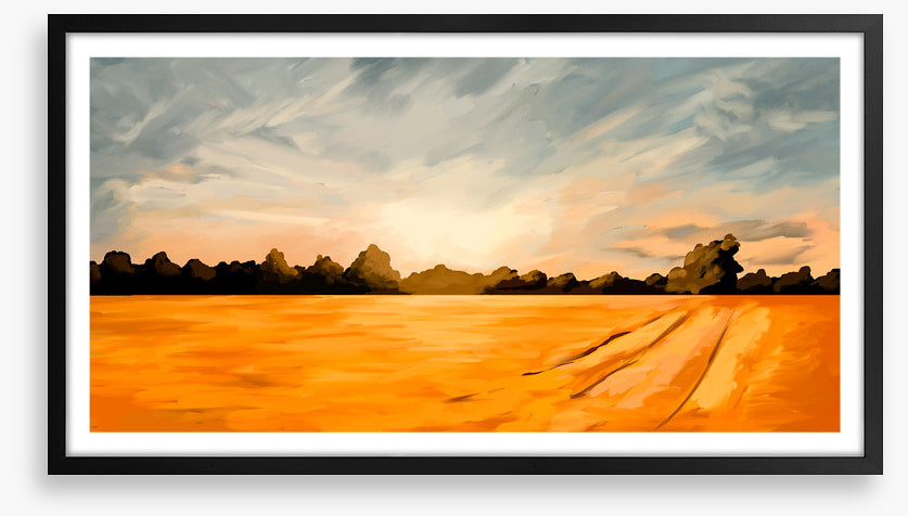 Across the wheat field