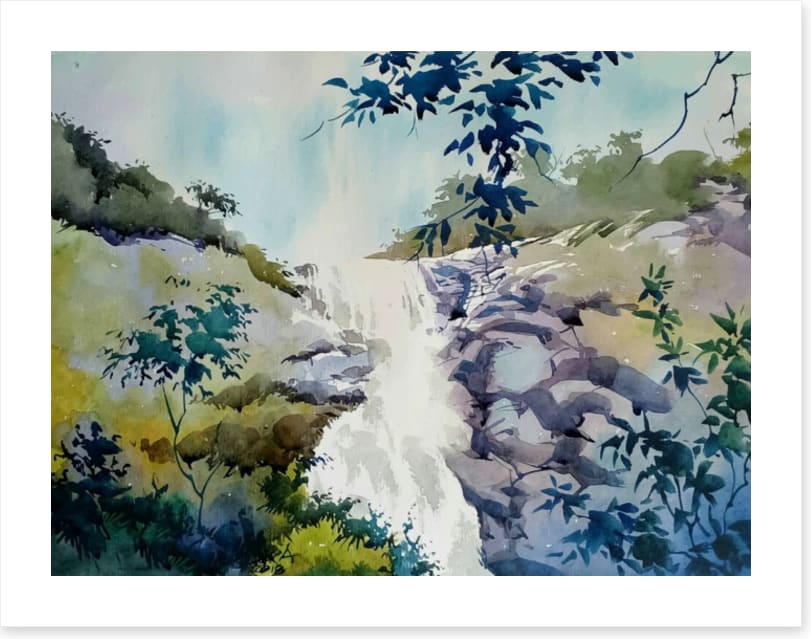 The cascading creek