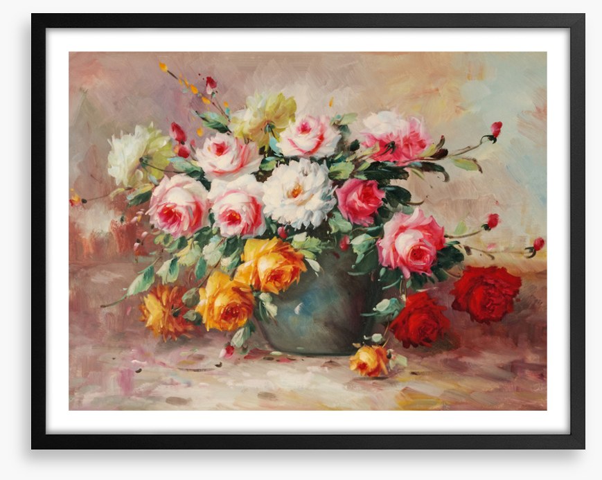 Roses in a vase