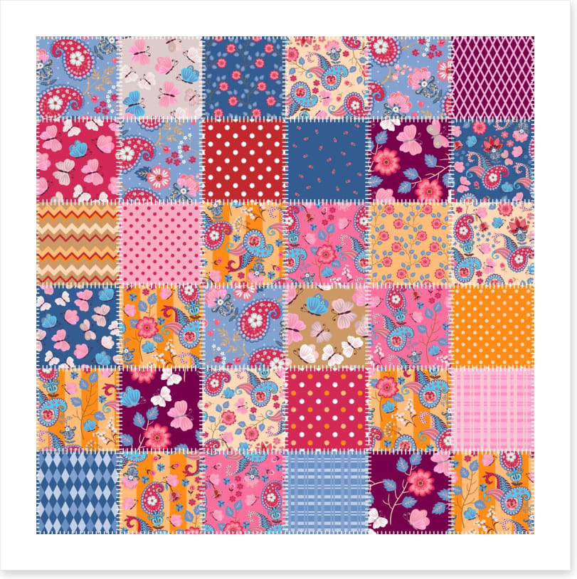 Butterfly pops patchwork