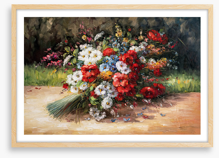 Abandoned bouquet