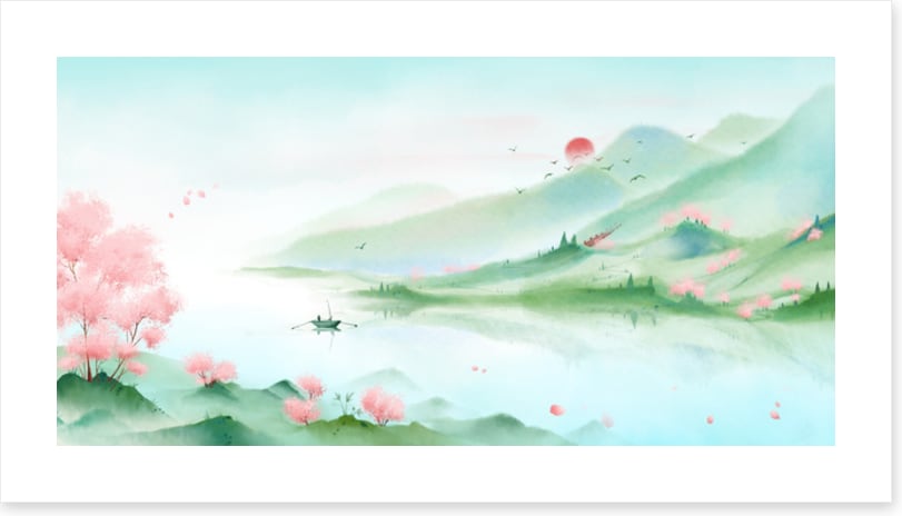 Spring lake sakura