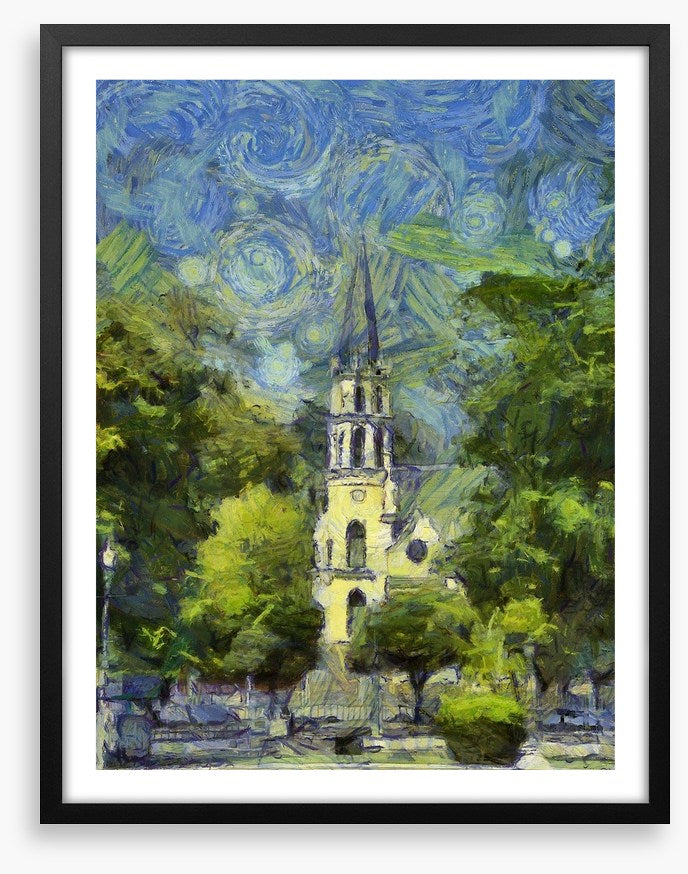 Starry night steeple