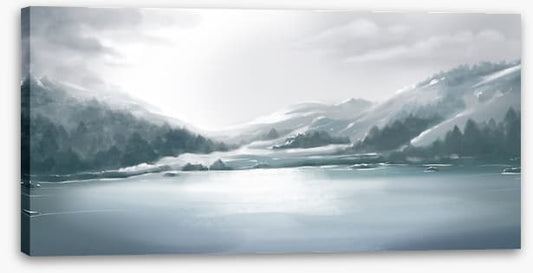 First light on the lake