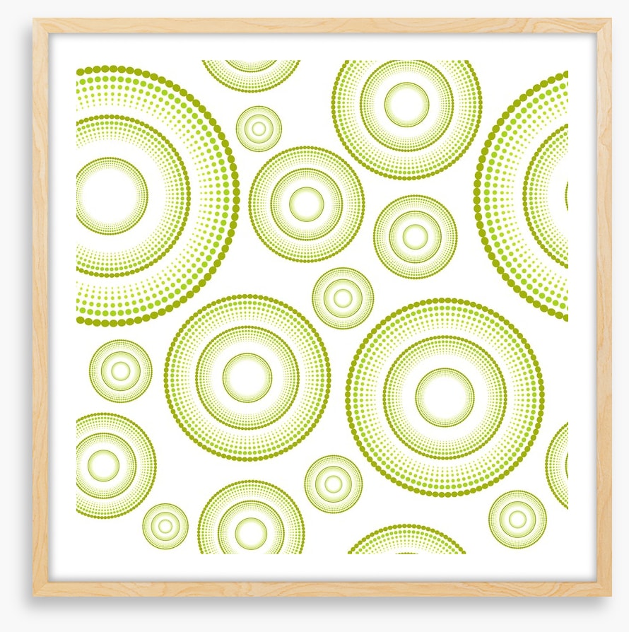 Green retro rings