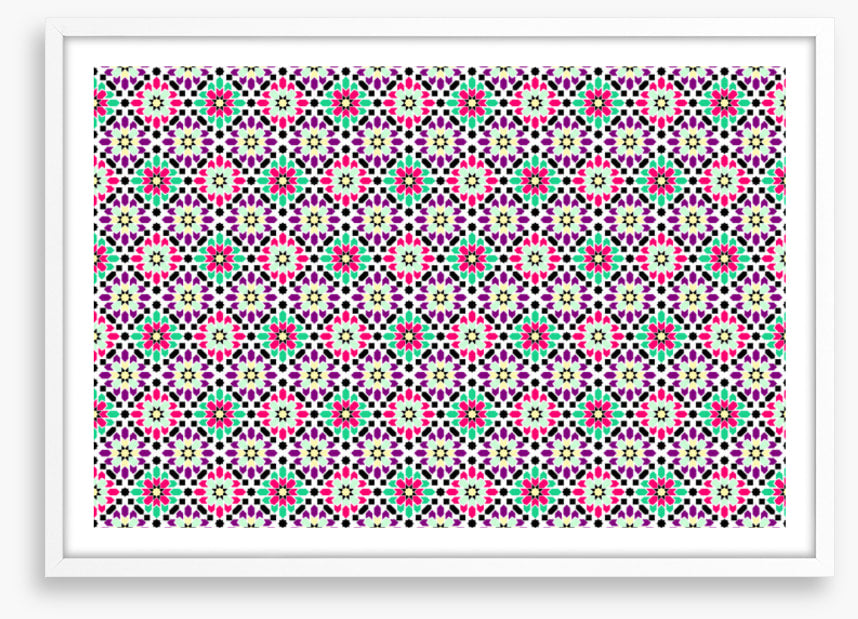 Pretty petal mosaic