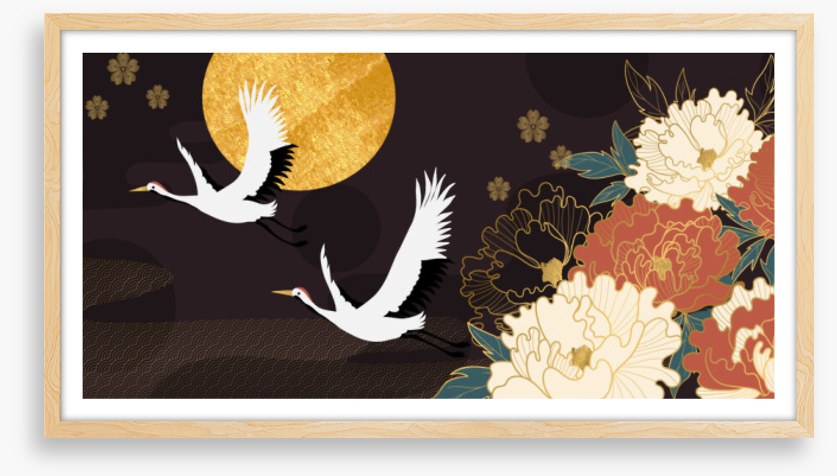 Peony flower flight