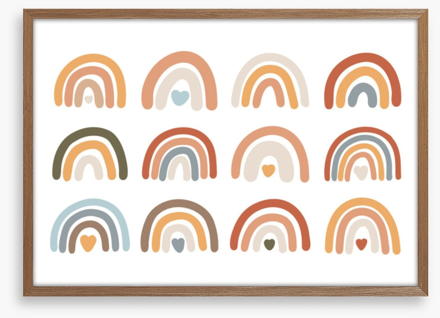 Twelve rainbows