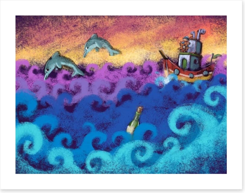 On the ocean waves