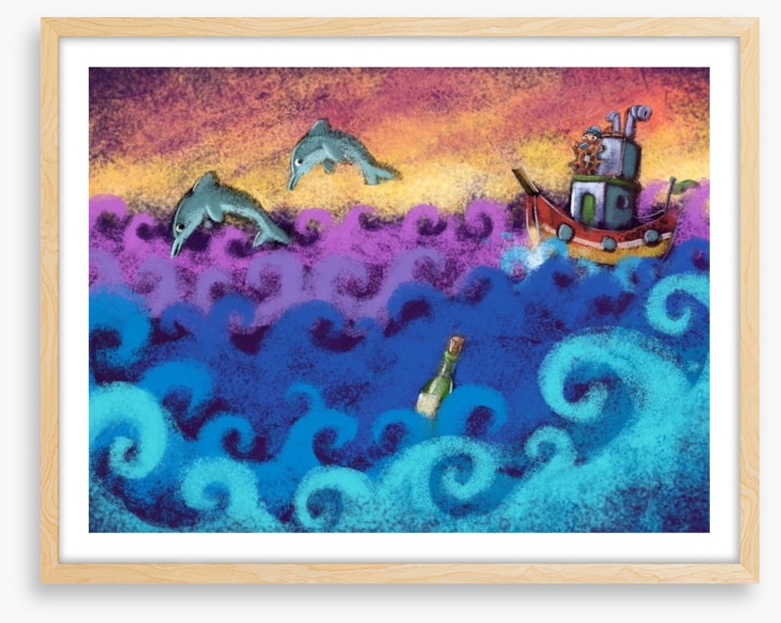 On the ocean waves