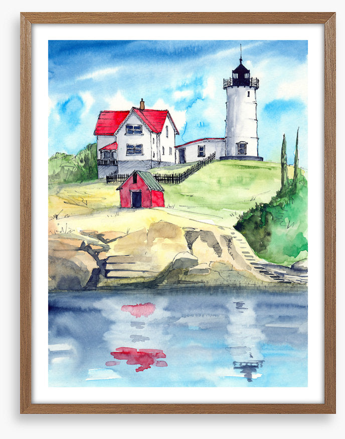 The lighthouse house