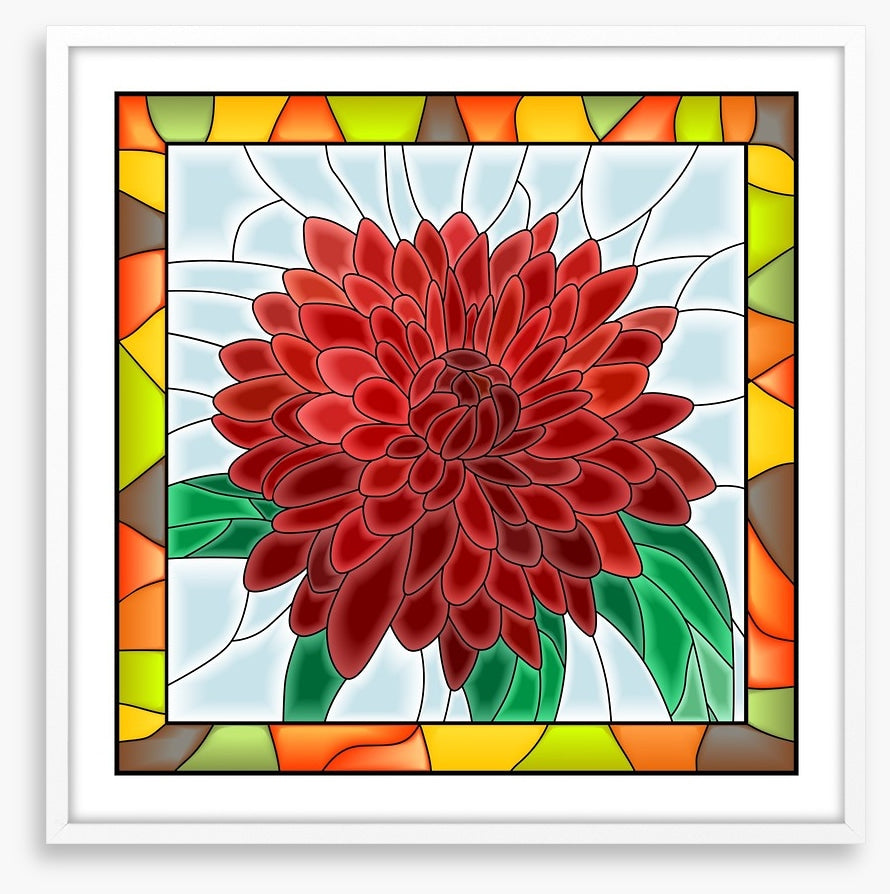 The chrysanthemum window