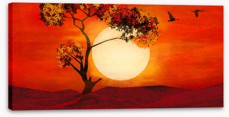 Sundown shadows